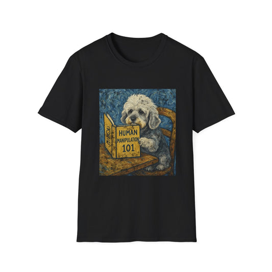 Master Manipulator Dandie Dinmont Terrier Tee - Black