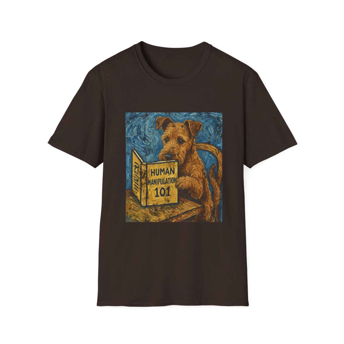 Master Manipulator Irish Terrier Tee - Dark Chocolate