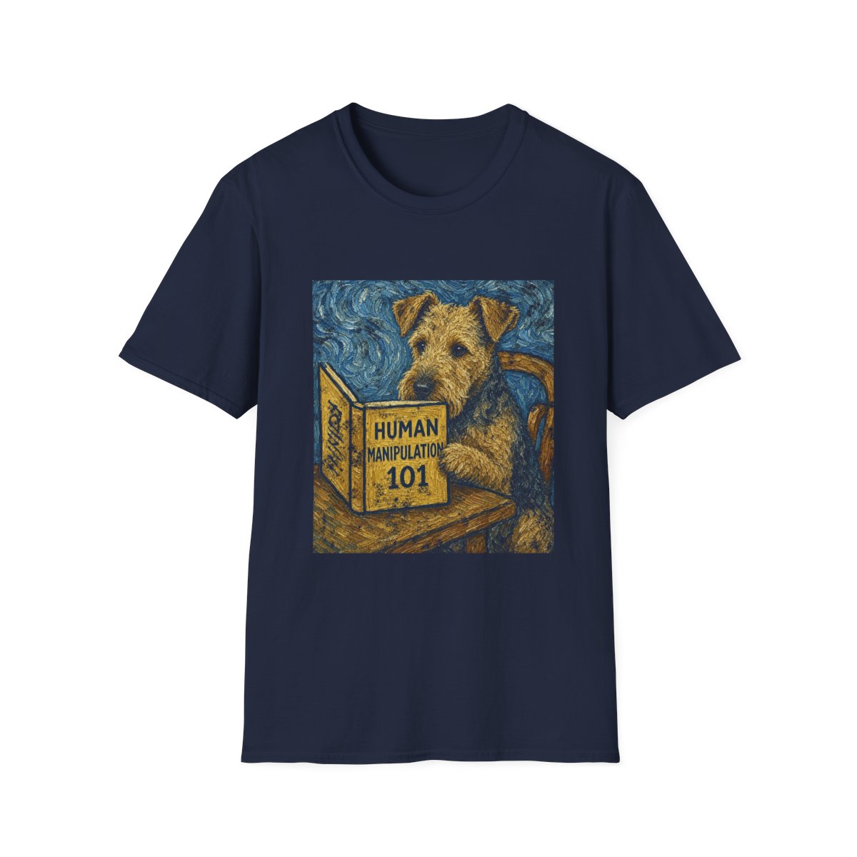 Master Manipulator Lakeland Terrier Tee - Navy
