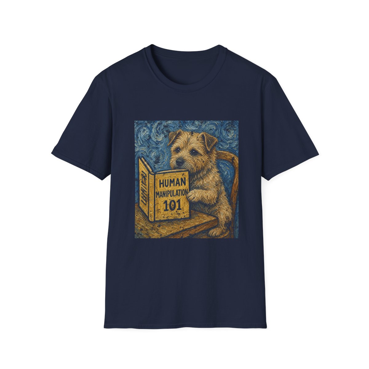 Master Manipulator Norfolk Terrier Tee - Navy