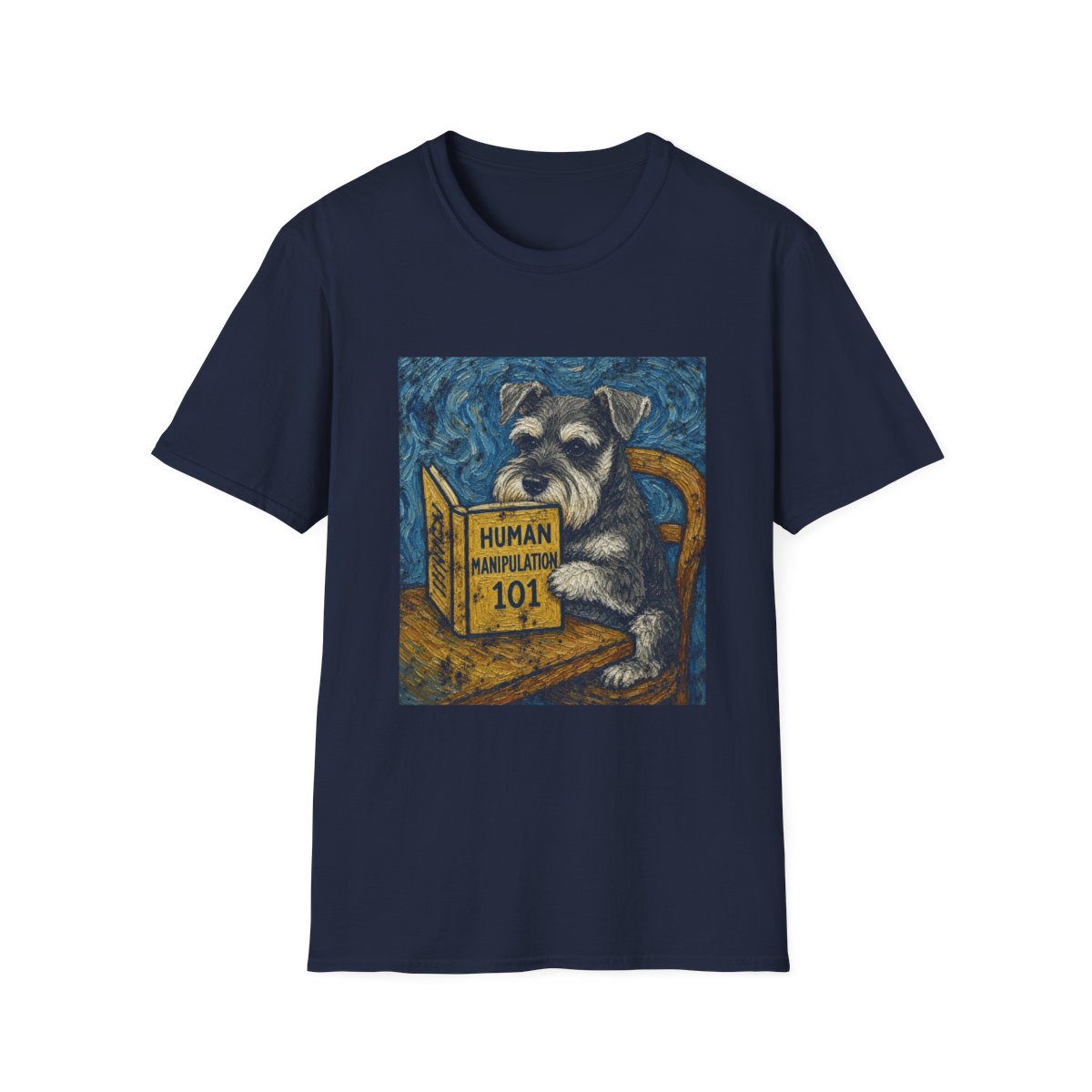 Master Manipulator Schnauzer Tee - Navy