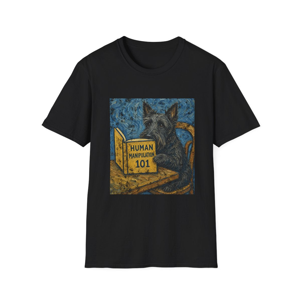 Master Manipulator Scottish Terrier Tee - Black