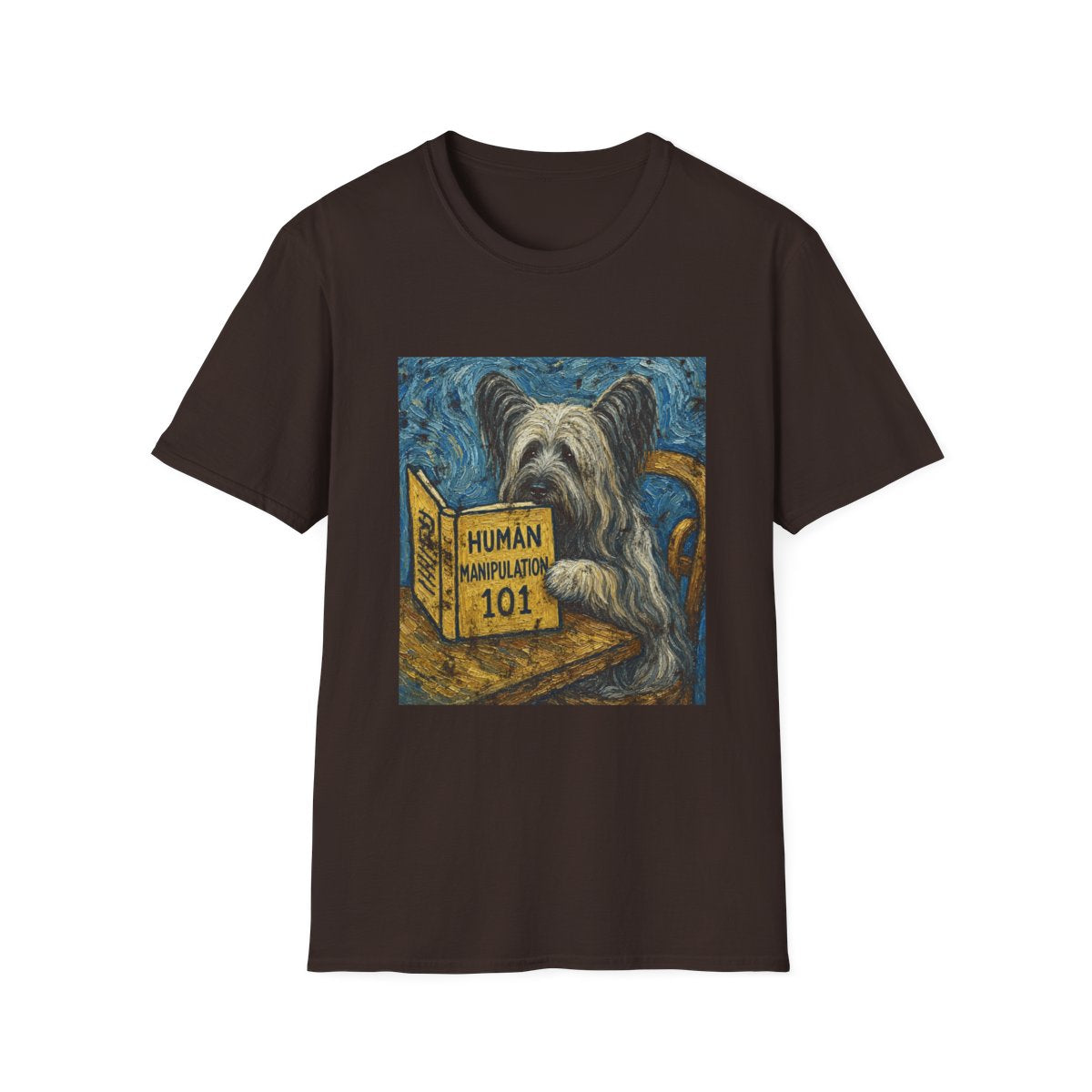 Master Manipulator Skye Terrier Tee - Dark Chocolate