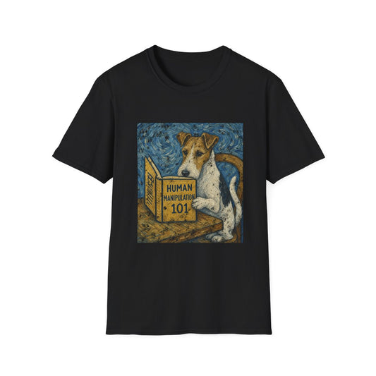 Master Manipulator Smooth Fox Terrier Tee - Black