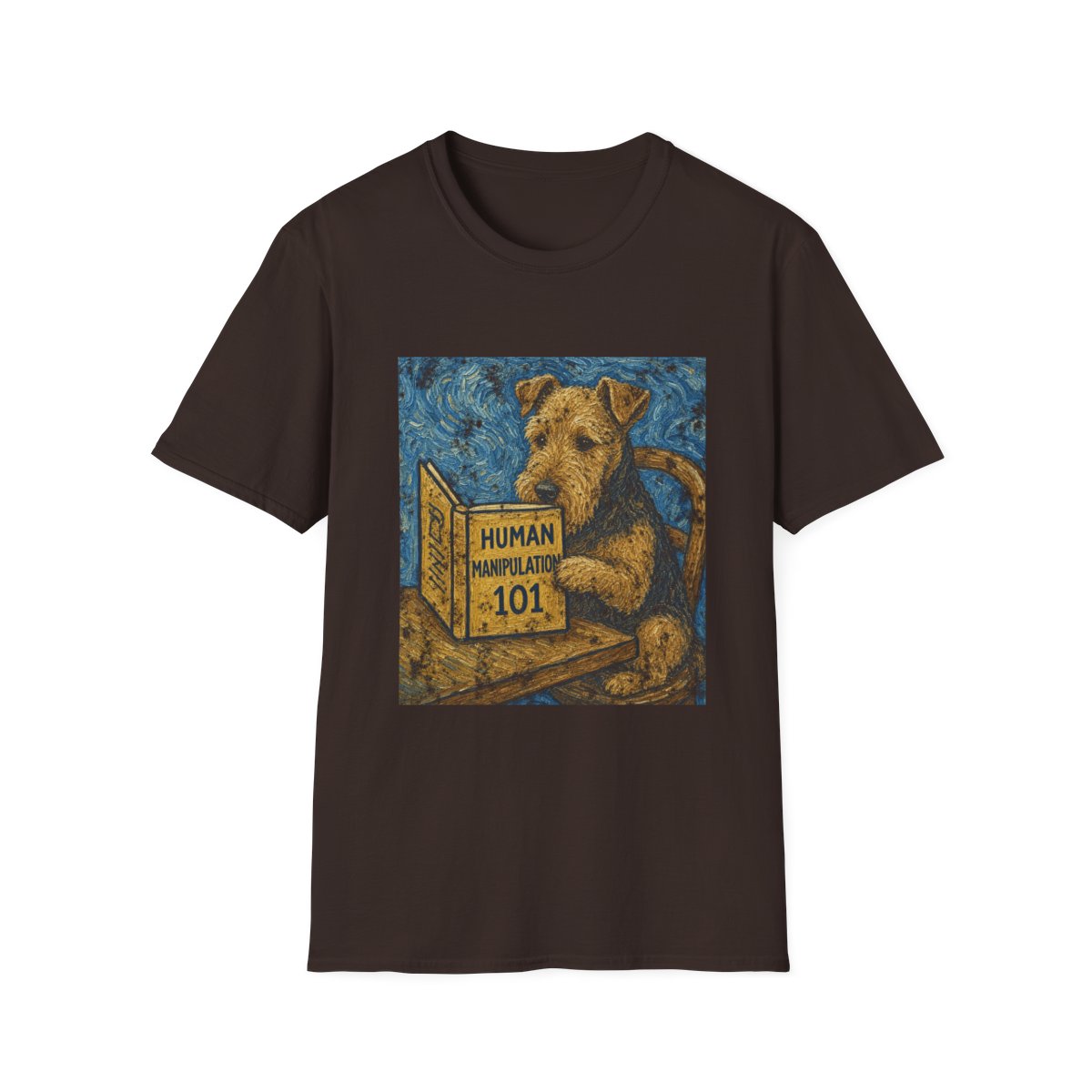 Master Manipulator Welsh Terrier Tee - Dark Chocolate