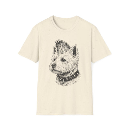 Mohawk Westie Tee - Natural
