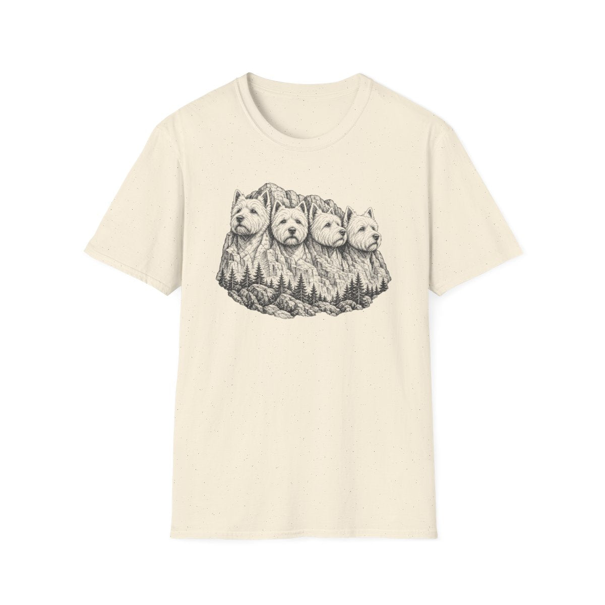 Mount Terrier-more Tee - Natural