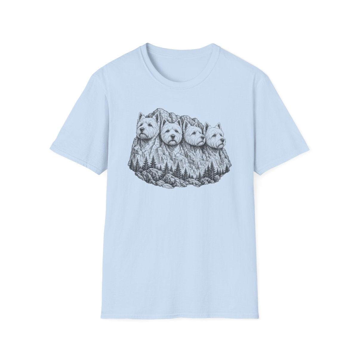 Mount Terrier-more Tee - Light Blue
