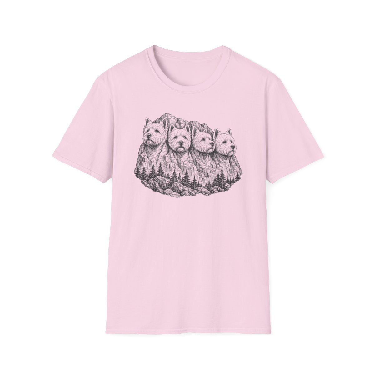 Mount Terrier-more Tee - Light Pink