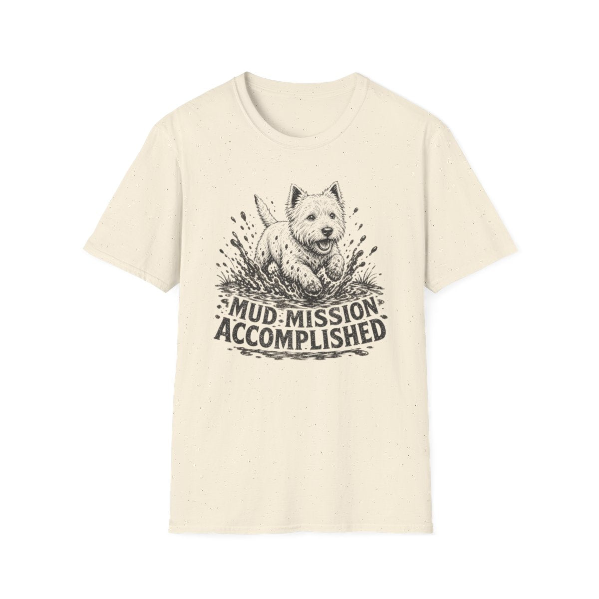 Mud Mission Westie Tee - Natural
