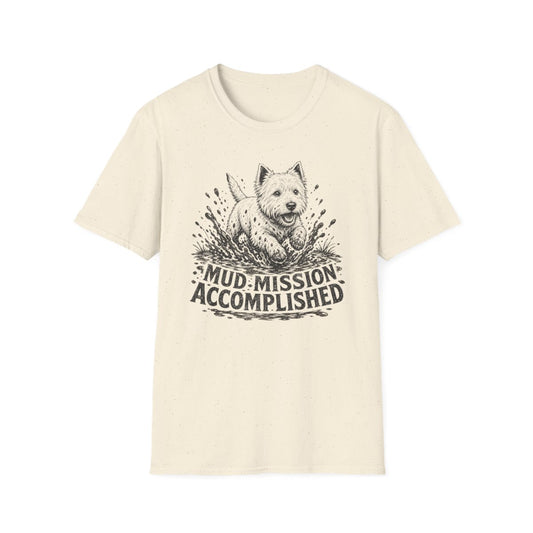Mud Mission Westie Tee - Natural