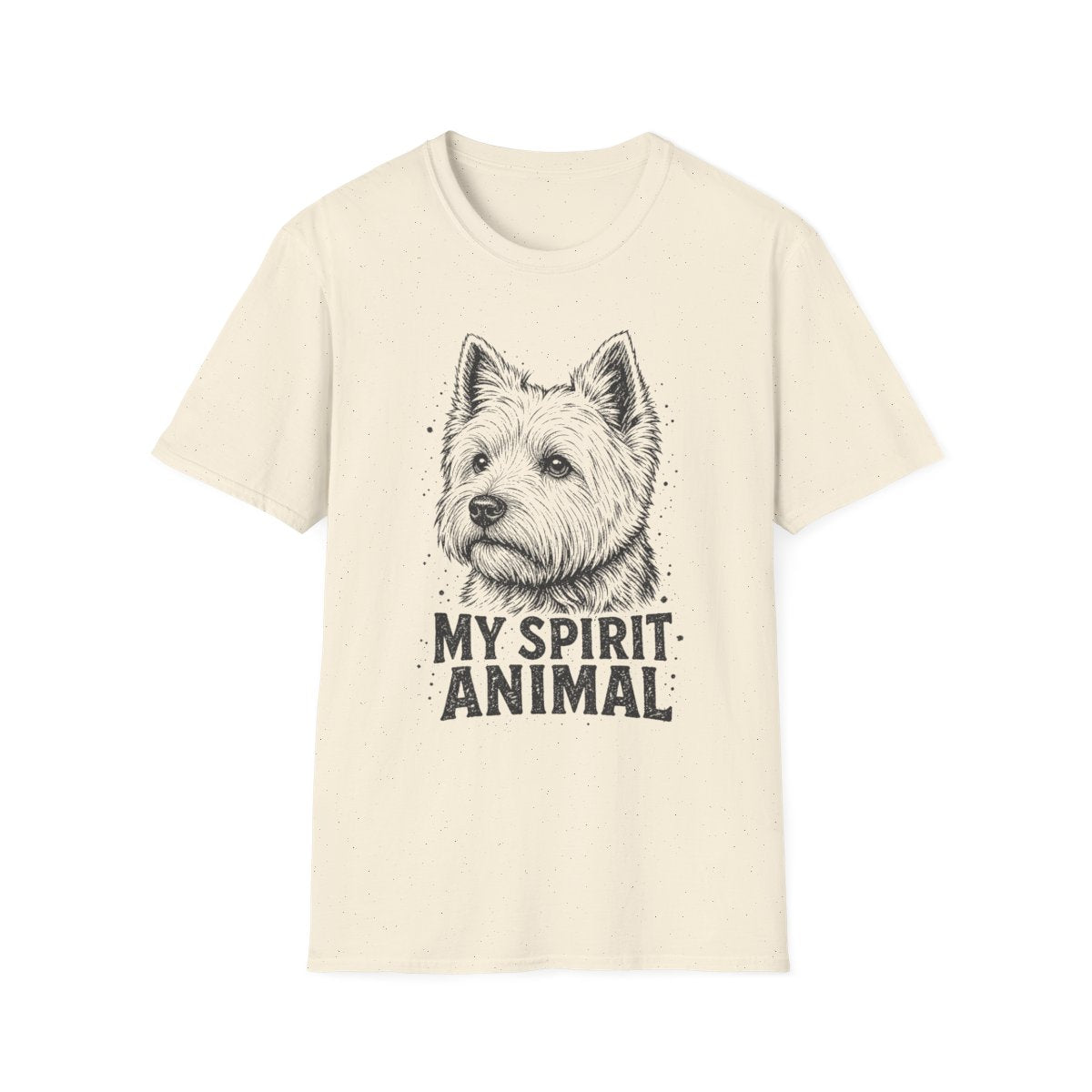 My Spirit Animal Westie Tee - Natural