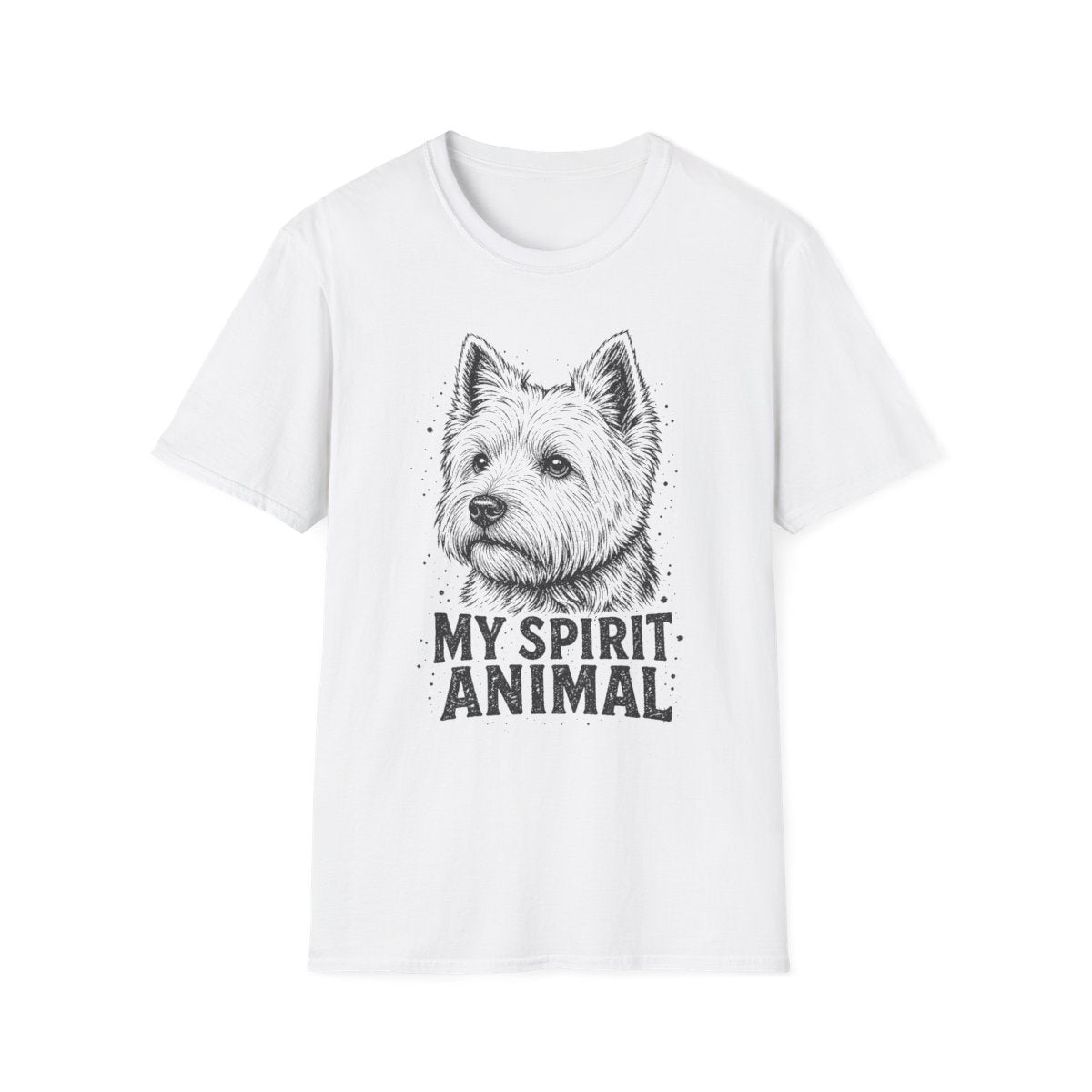 My Spirit Animal Westie Tee - White