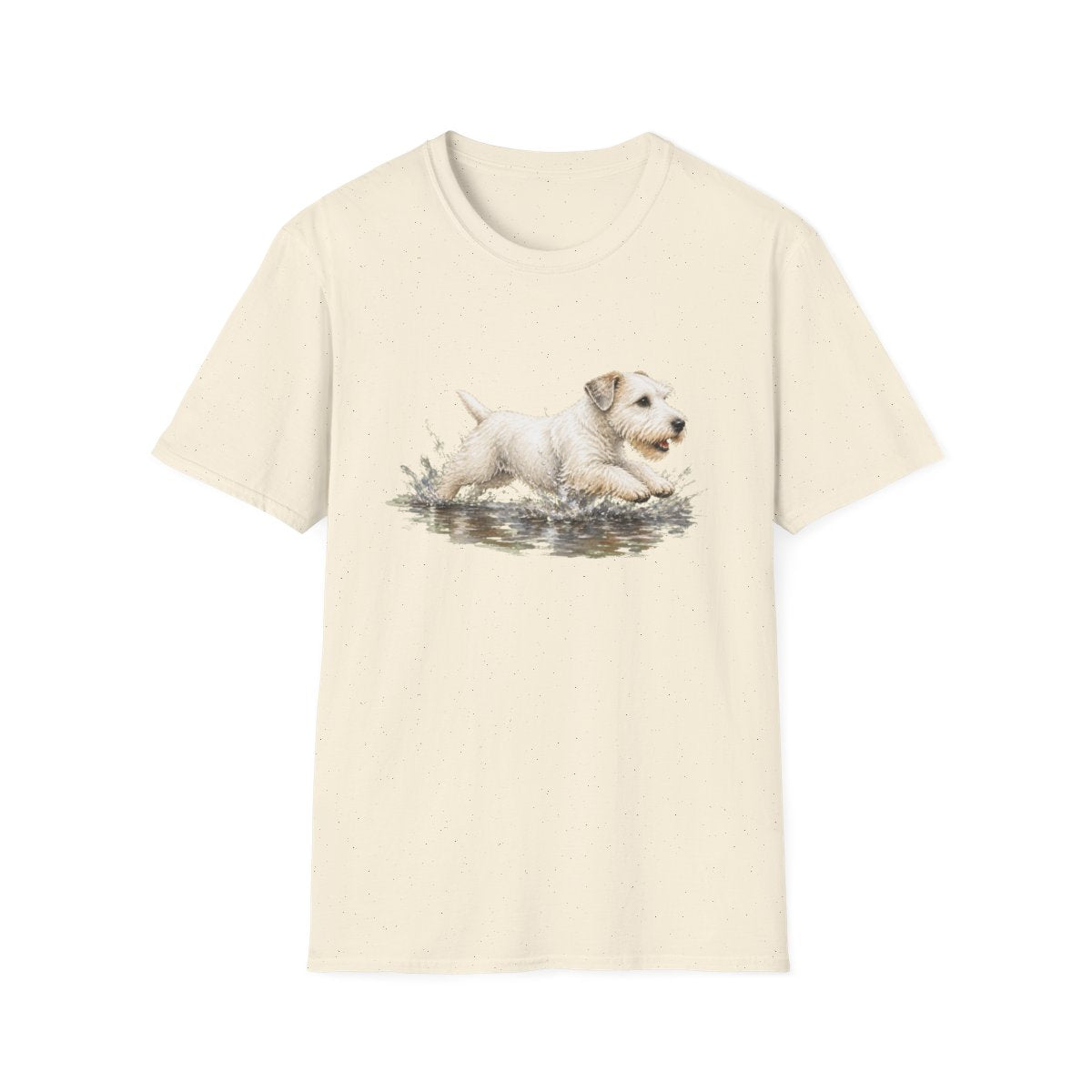 No Puddle Left Behind Sealyham Terrier Tee - Natural