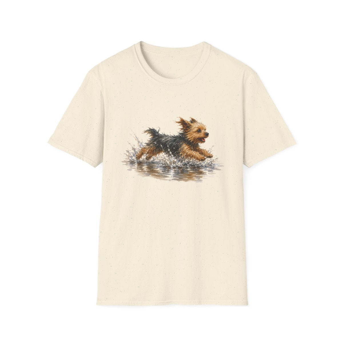 No Puddle Left Behind Yorkie Tee - Natural
