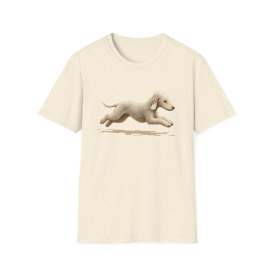 No Rest For The Bedlington Terrier Tee - Natural