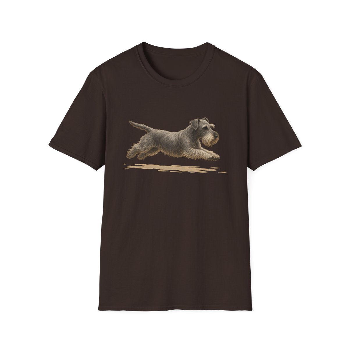 No Rest For The Cesky Terrier Tee - Dark Chocolate