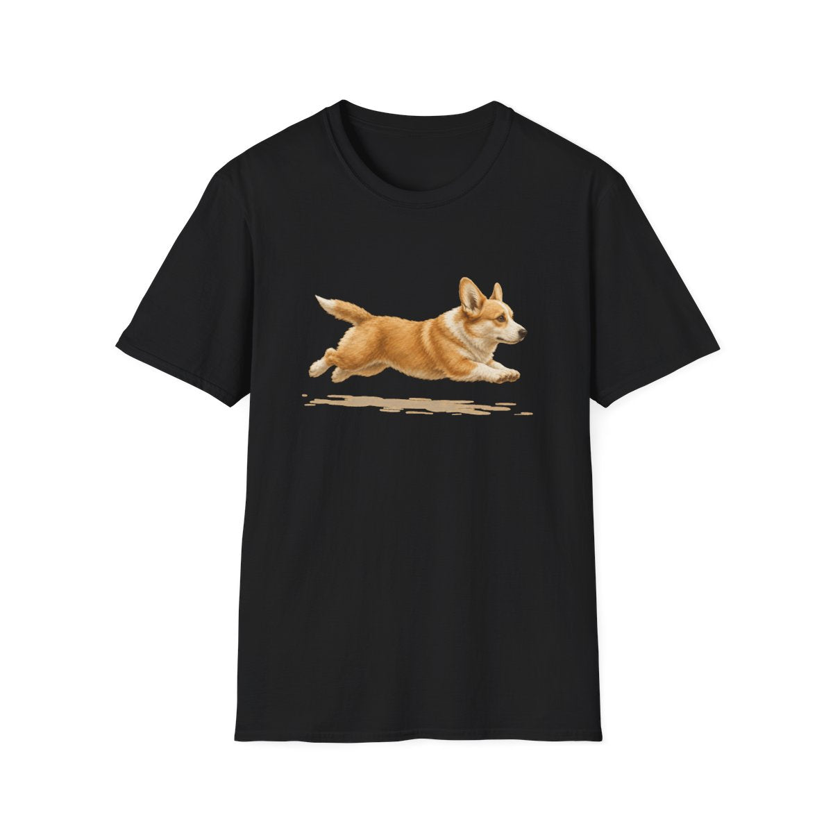 No Rest For The Corgi Tee - Black