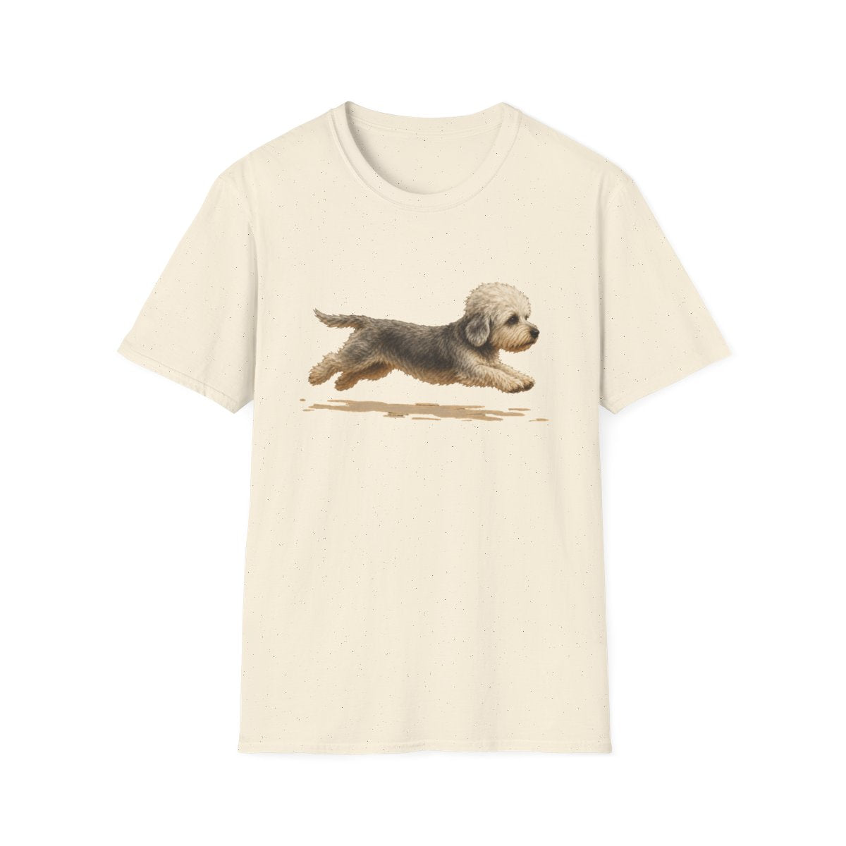 No Rest For The Dandie Dinmont Terrier Tee - Natural