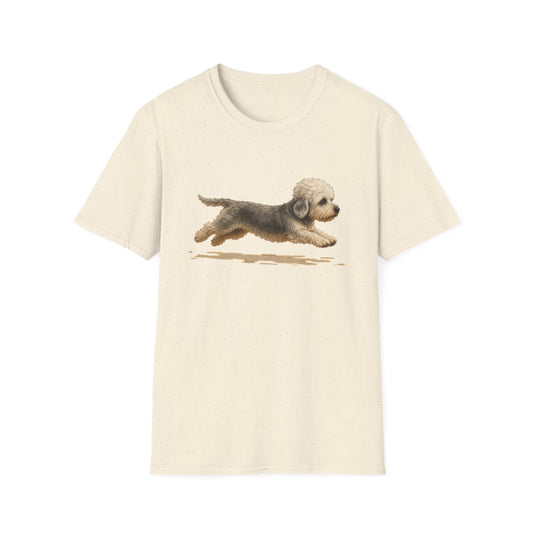 No Rest For The Dandie Dinmont Terrier Tee - Natural