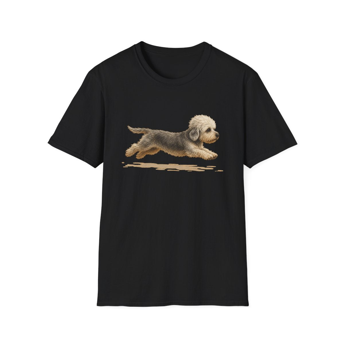 No Rest For The Dandie Dinmont Terrier Tee - Black