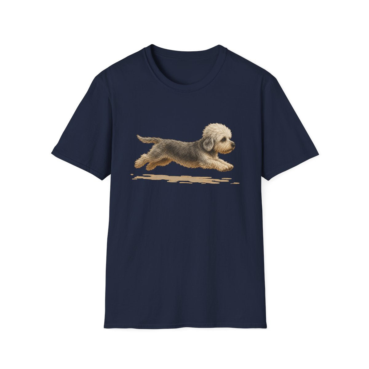 No Rest For The Dandie Dinmont Terrier Tee - Navy