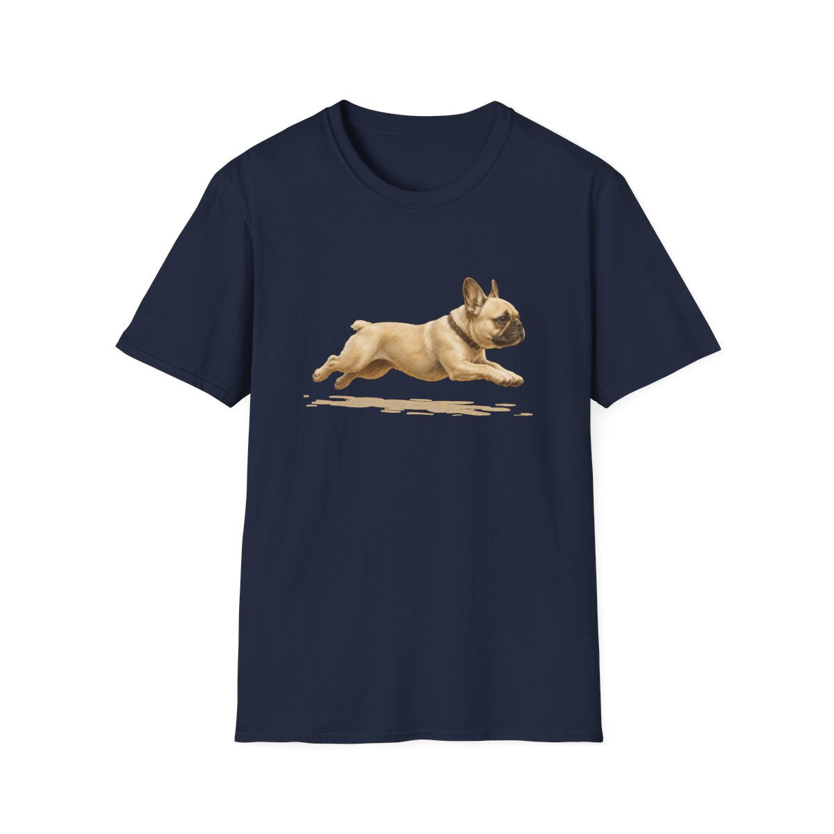No Rest For The French Bulldog Tee - Navy