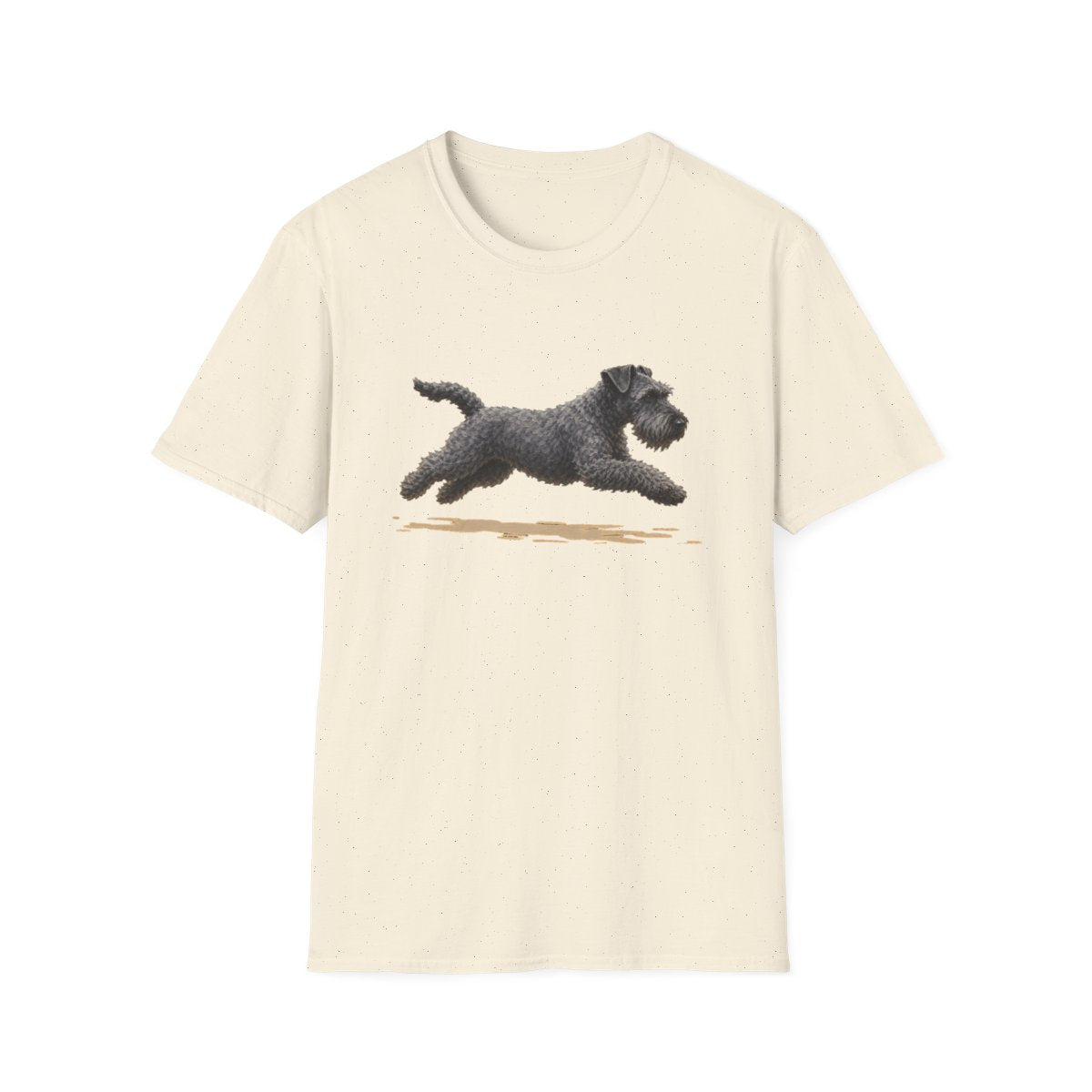 No Rest For The Kerry Blue Terrier Tee - Natural