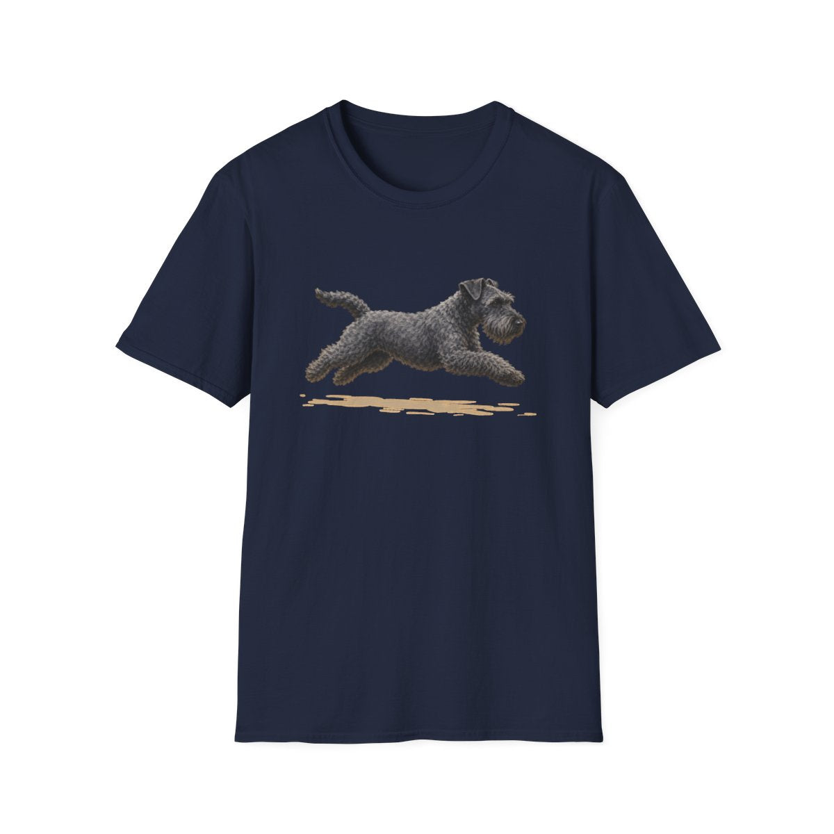 No Rest For The Kerry Blue Terrier Tee - Navy