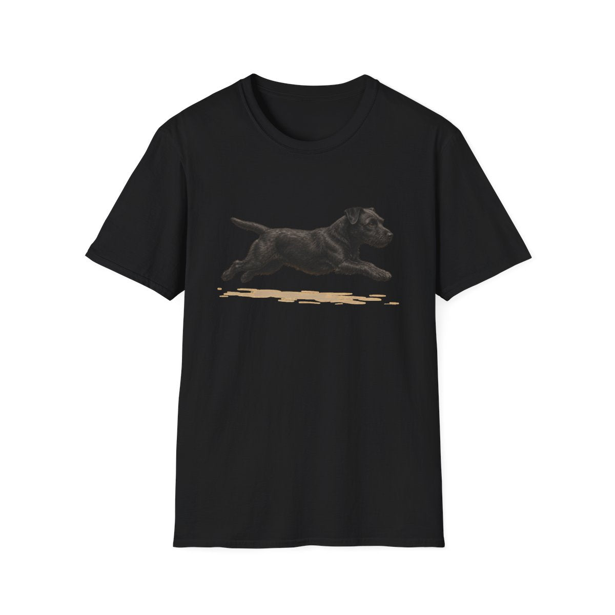 No Rest For The Patterdale Terrier Tee - Black