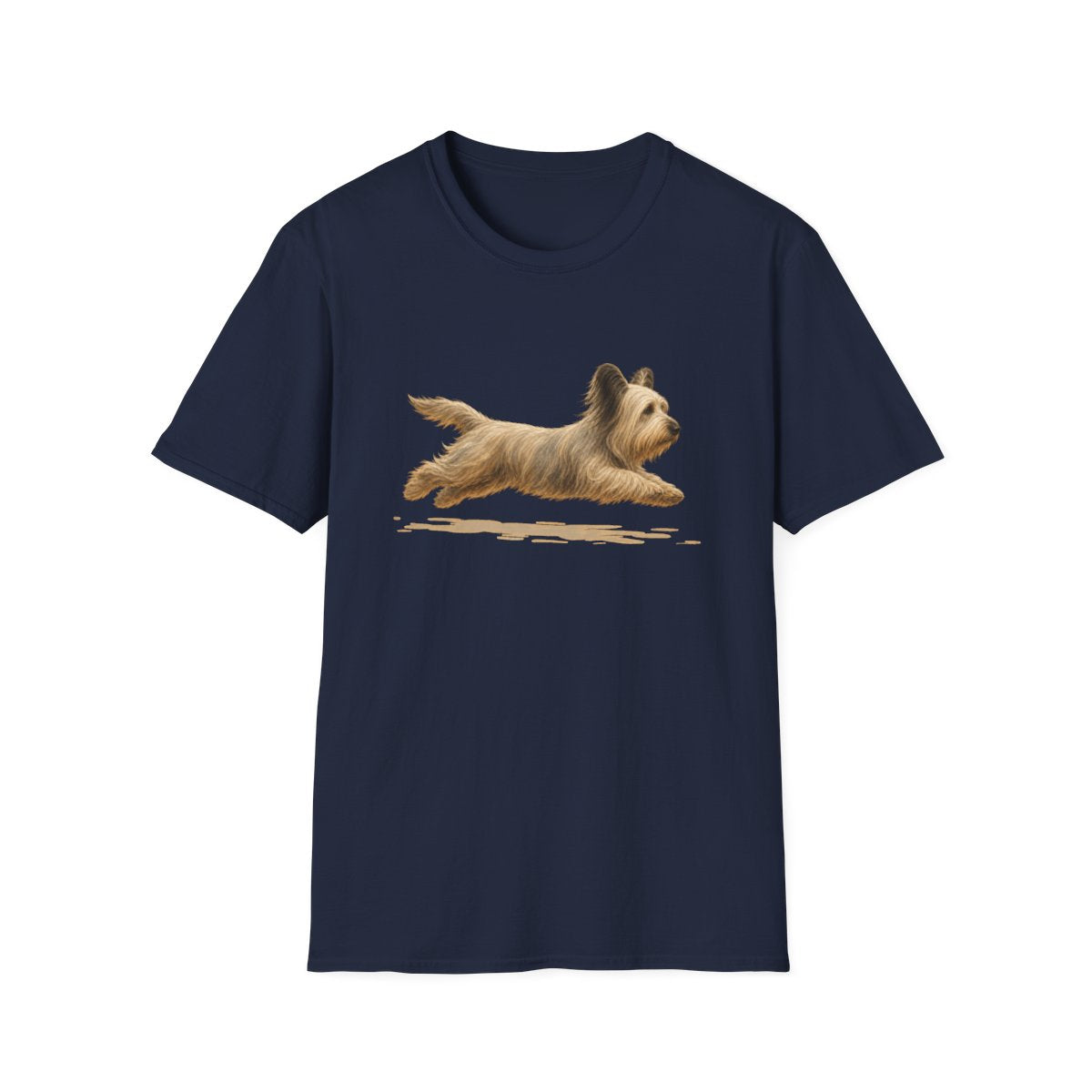 No Rest For The Skye Terrier Tee - Navy