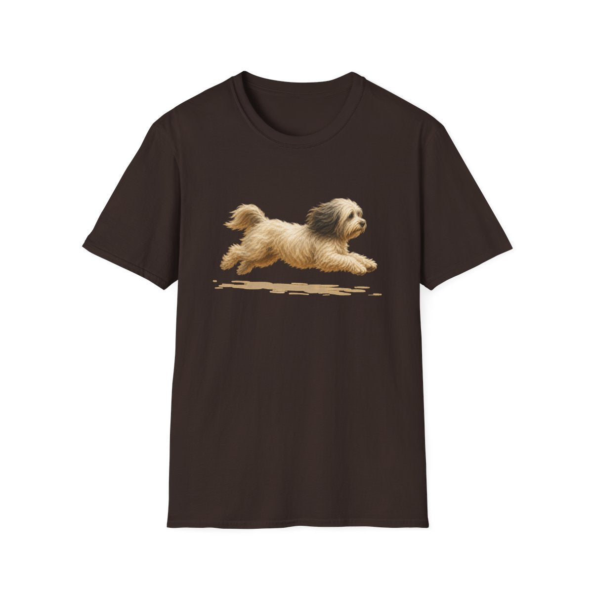 No Rest For The Tibetan Terrier Tee - Dark Chocolate