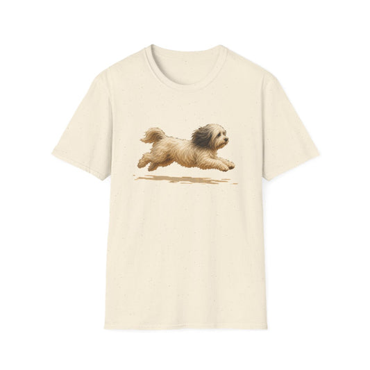 No Rest For The Tibetan Terrier Tee - Natural