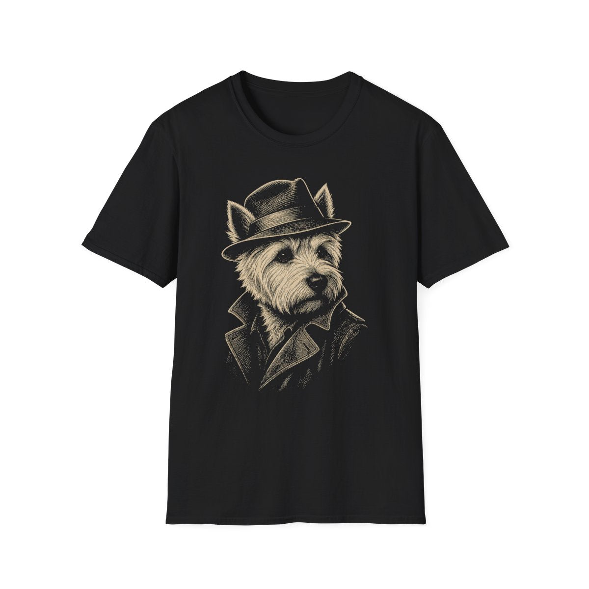 Noir Westie Tee - Black