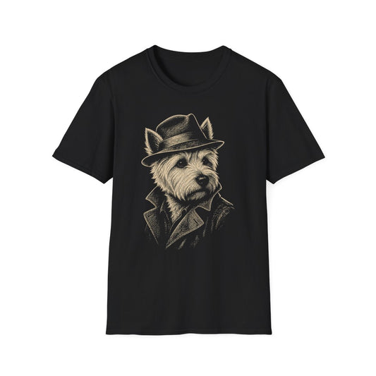 Noir Westie Tee - Black