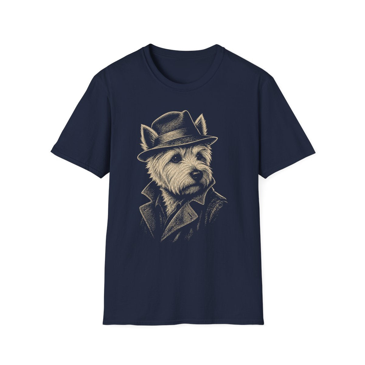 Noir Westie Tee - Navy