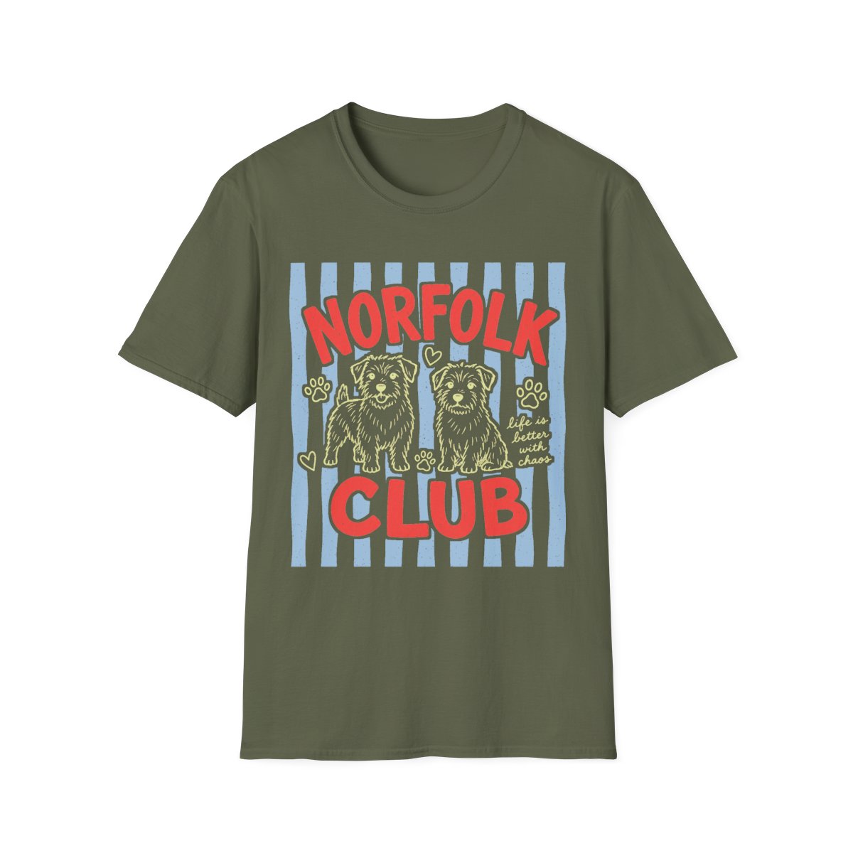 Norfolk Club Tee - Military Green