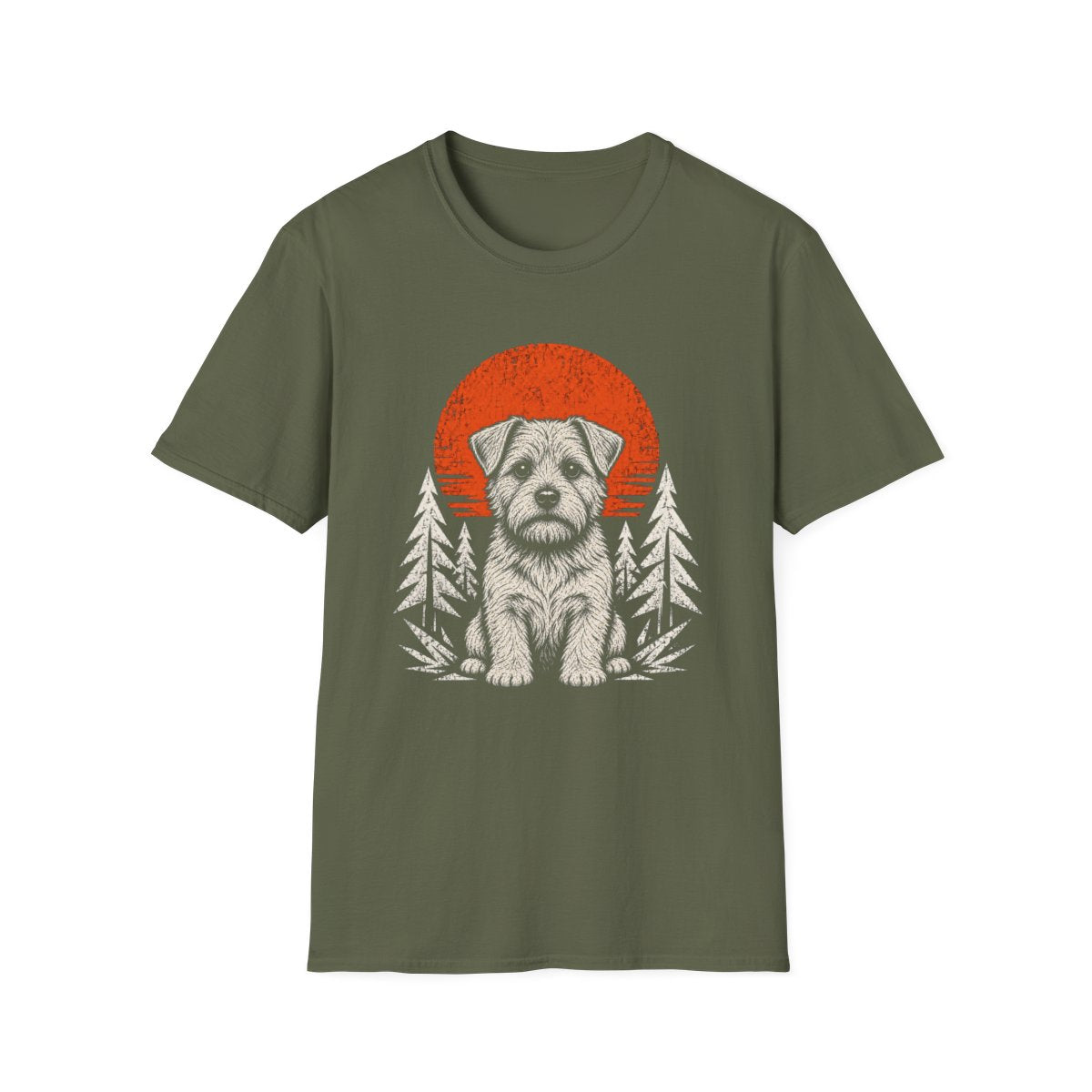 Norfolk Terrier Adventure Club Tee - Military Green