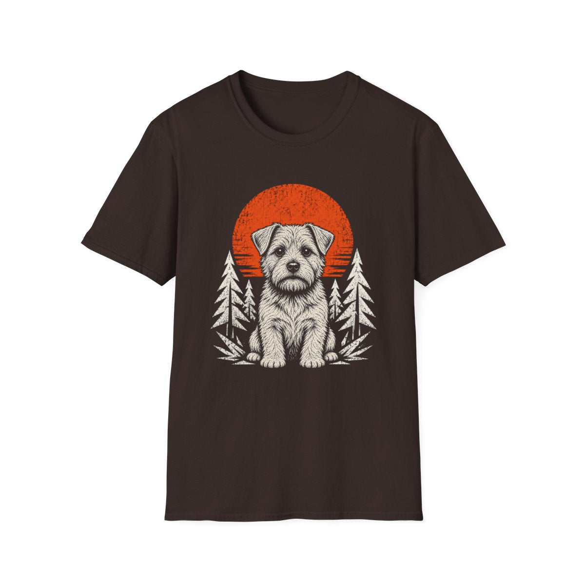 Norfolk Terrier Adventure Club Tee - Dark Chocolate