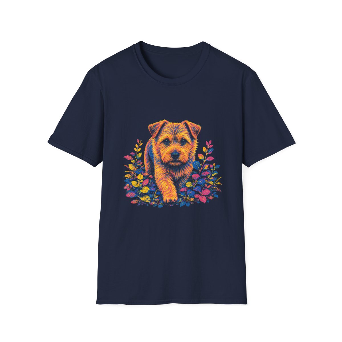 Norfolk Terrier Bold Spirit Tee - Navy