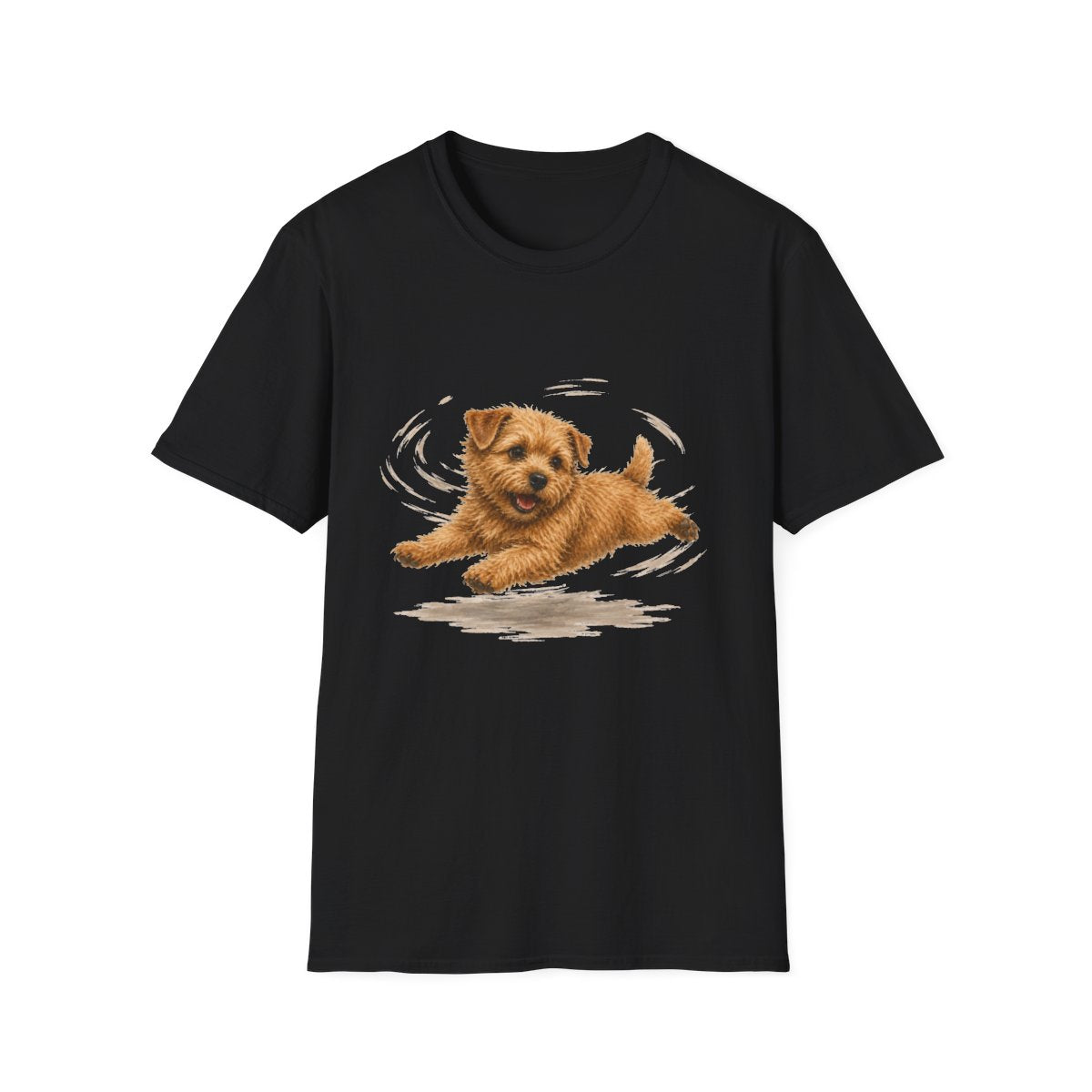 Norfolk Terrier Certified Zoomies Champion Tee - Black