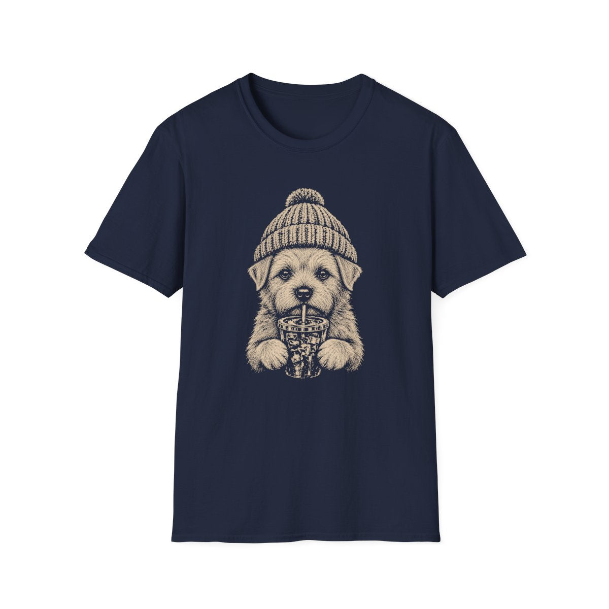 Norfolk Terrier Cold Brew Tee - Navy
