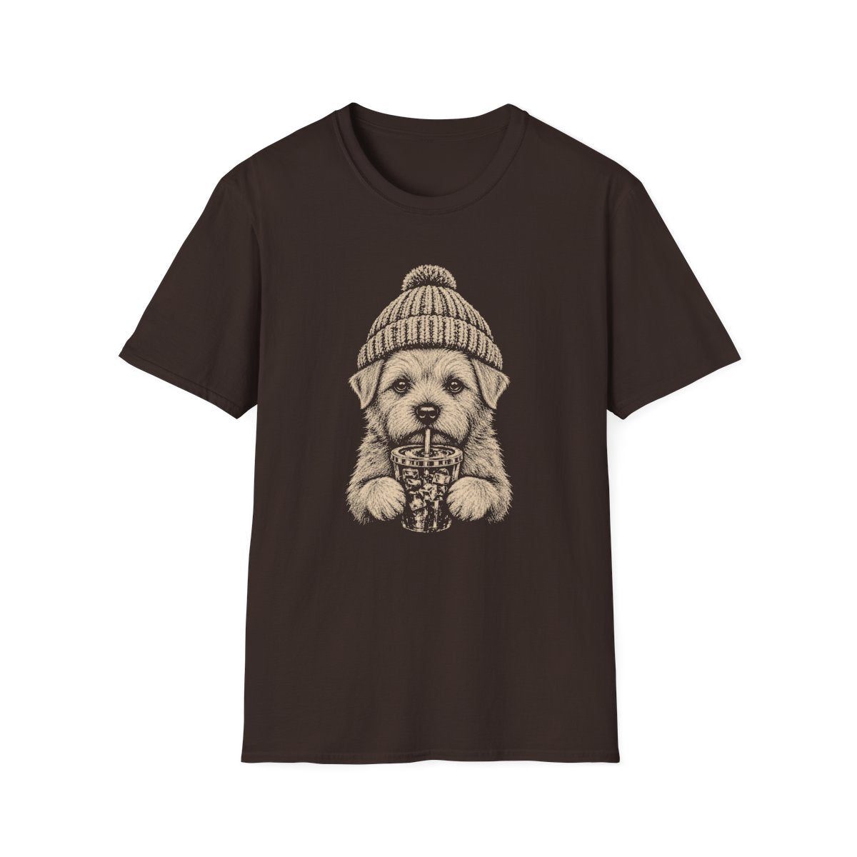 Norfolk Terrier Cold Brew Tee - Dark Chocolate