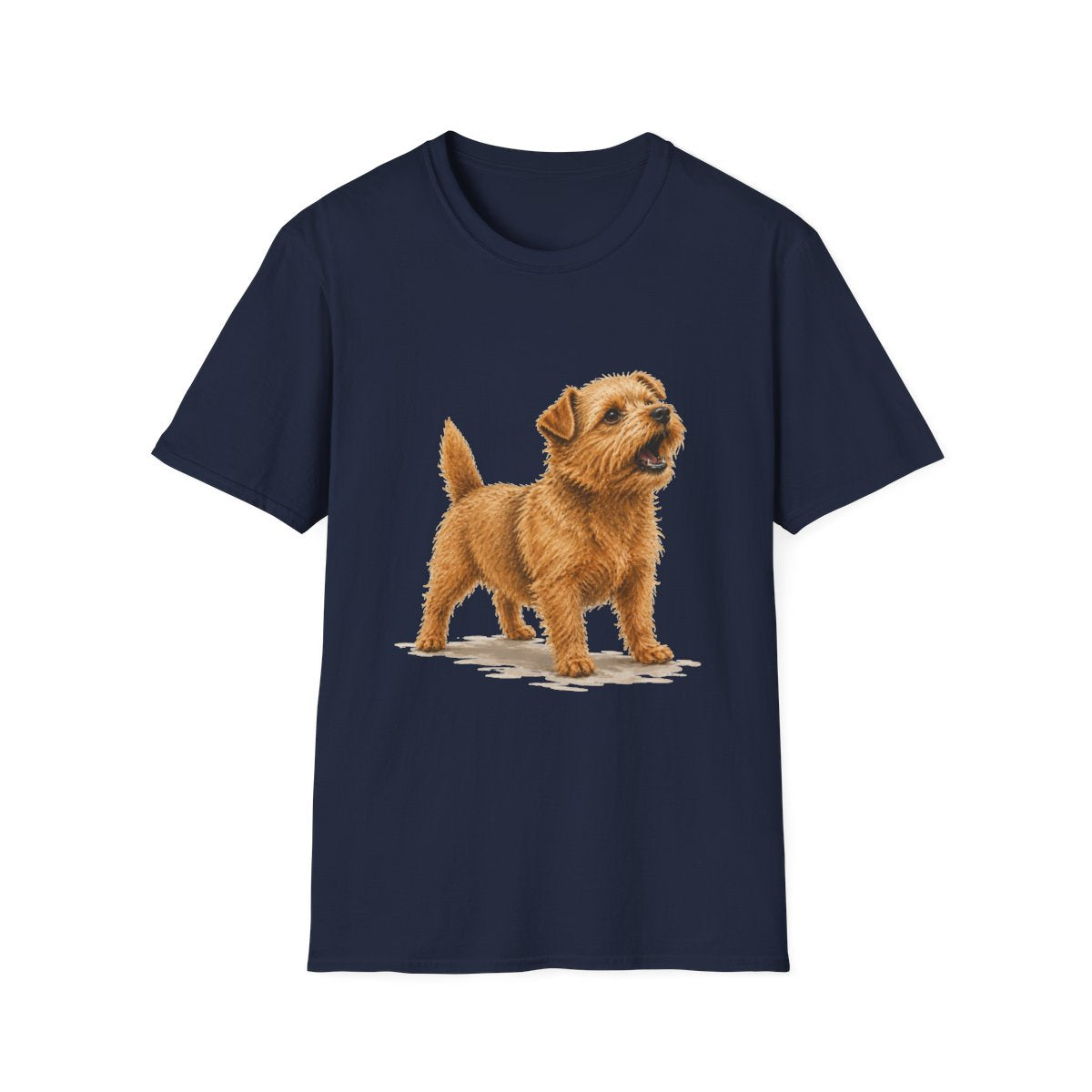 Norfolk Terrier Head Of Security Tee - Navy