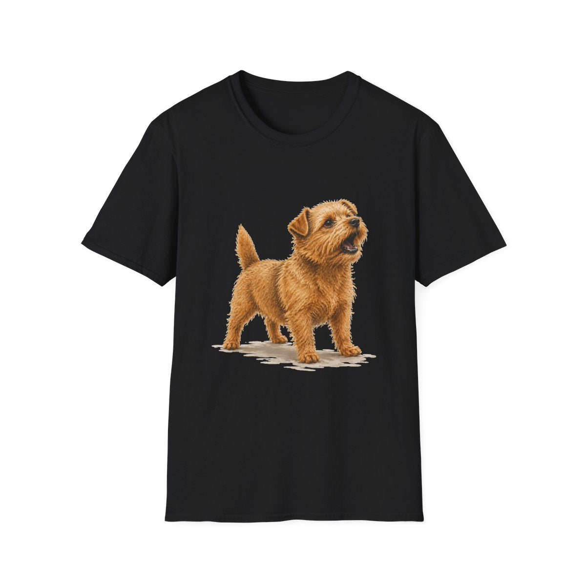 Norfolk Terrier Head Of Security Tee - Black