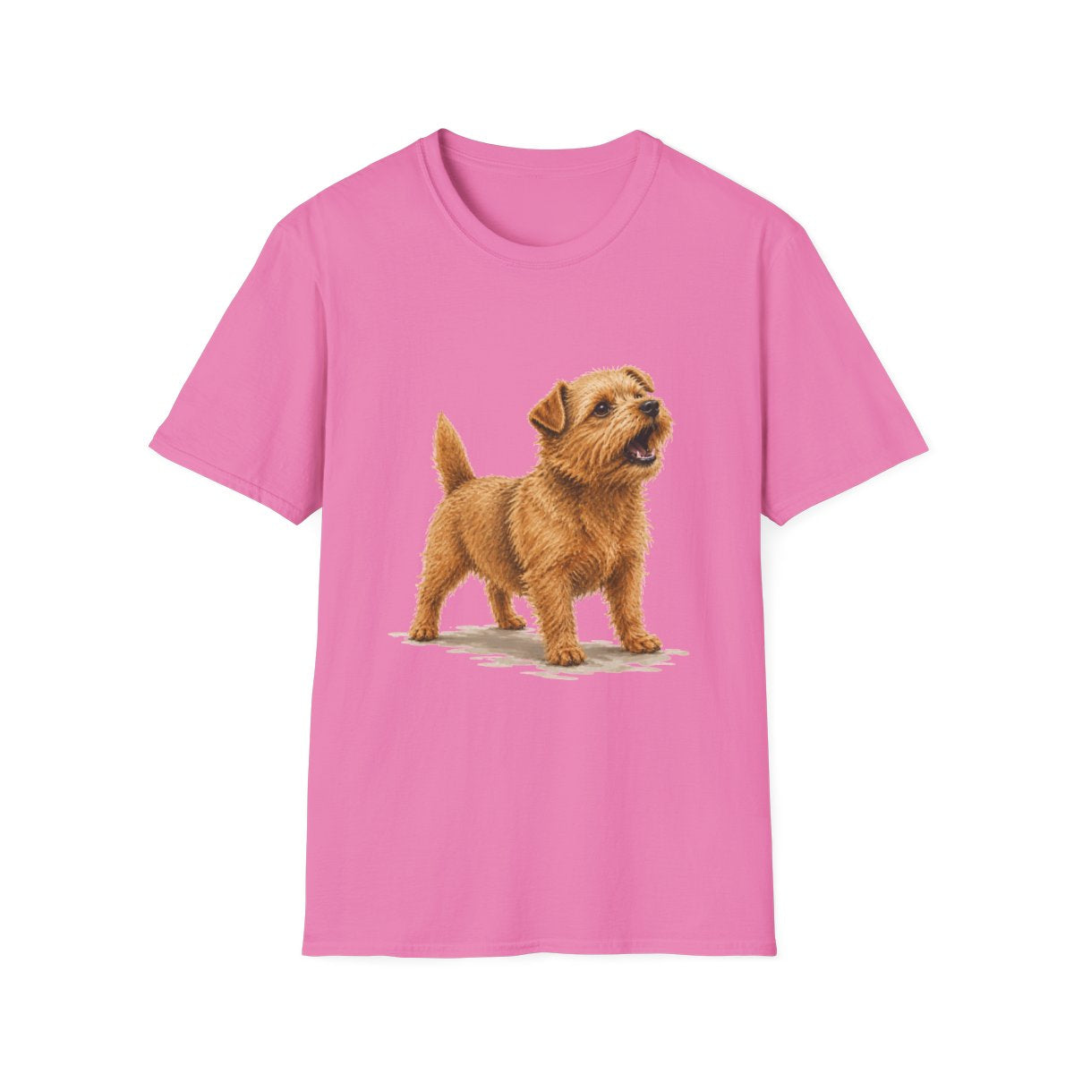 Norfolk Terrier Head Of Security Tee - Azalea