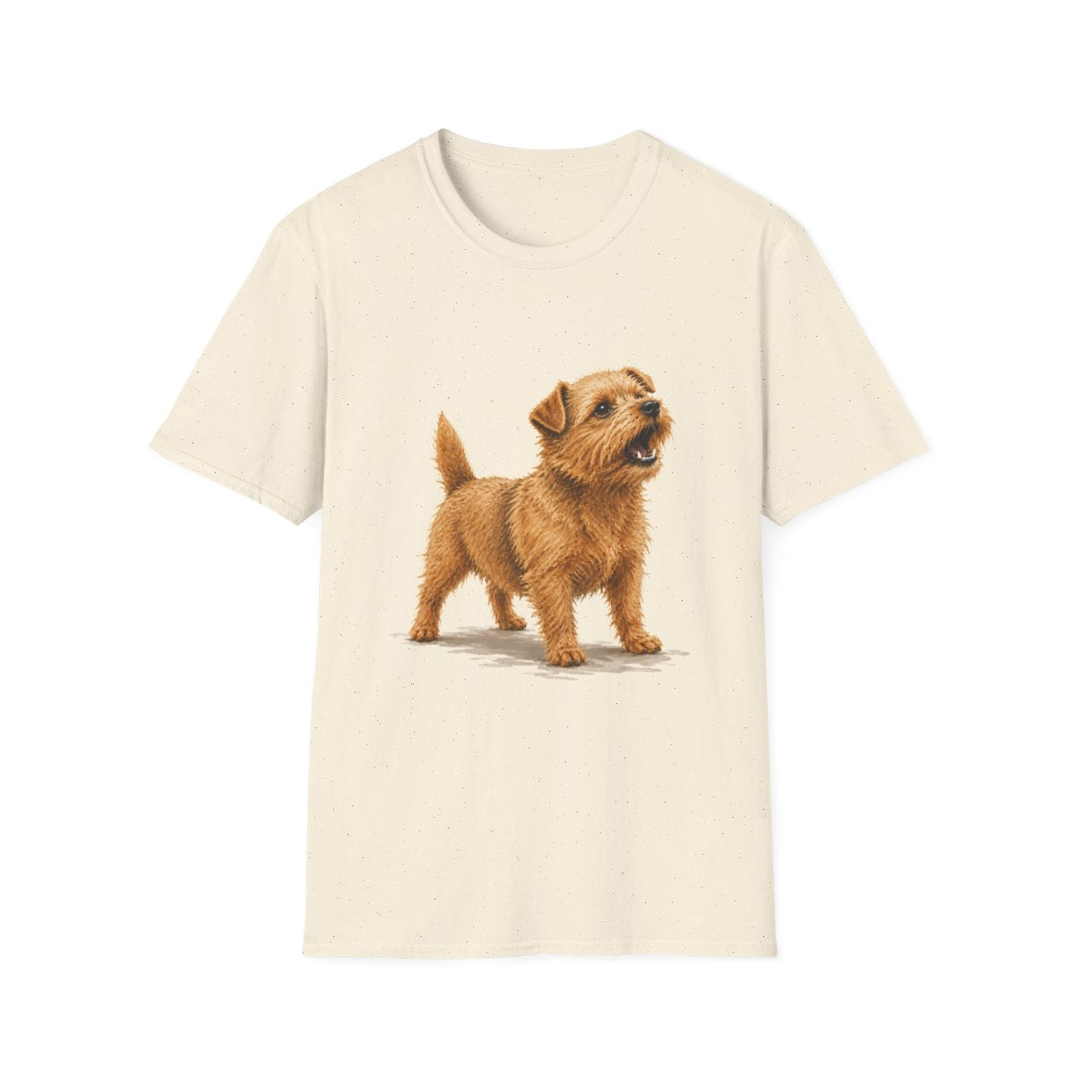 Norfolk Terrier Head Of Security Tee - Natural