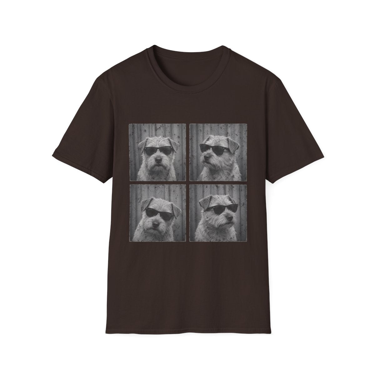 Norfolk Terrier Photo Booth Tee - Dark Chocolate