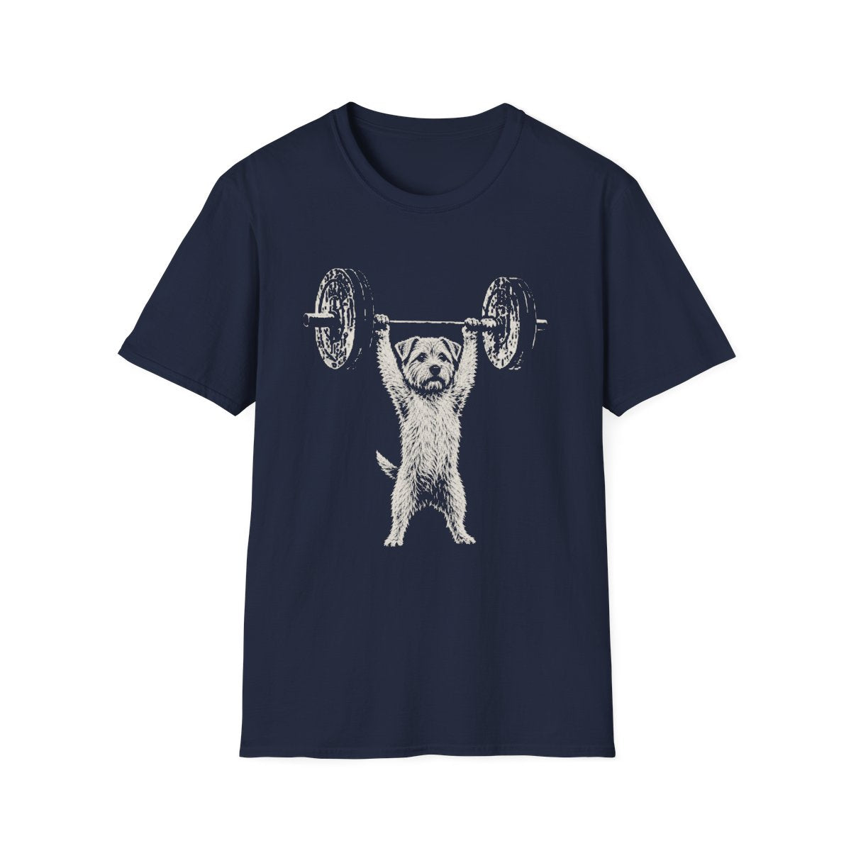 Norfolk Terrier Powerlifting Tee - Navy