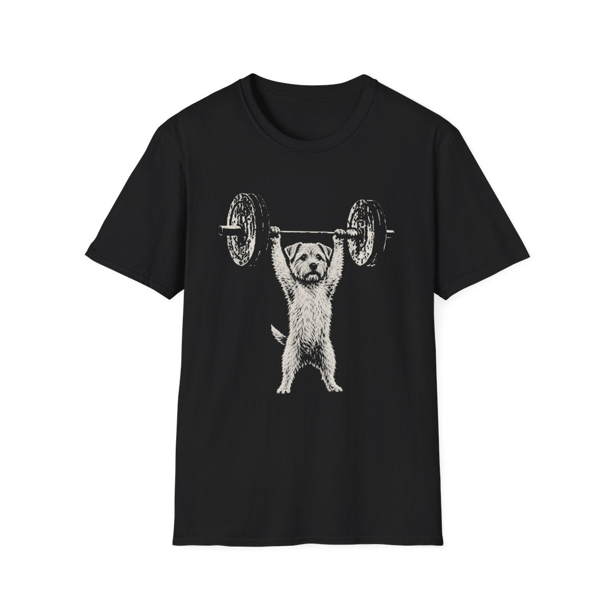 Norfolk Terrier Powerlifting Tee - Black
